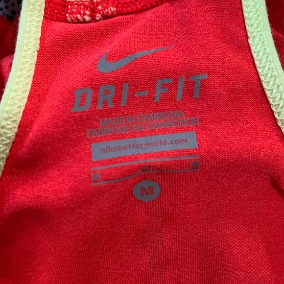 🌸NIKE Dri-Fit Red Split Strap Racerback Tank - Picture 6 of 6